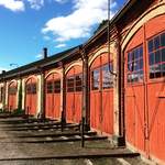 Ringlokschuppen im Nora, Nora Bergslags Veteran-Jernväg.