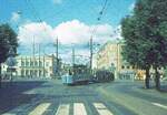 Göteborg 05-08-1979_Tram historischer Zug [129 + Bw ]