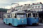 Gteborg GS SL X (= SL E) (Tw 40) / SL 3 (Tw 562) Drottningtorget am 25. September 1971.