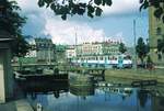 Göteborg 05-08-1979_Tram Linie 8 [Tw 622] am Kanal