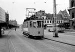 Helsingborg Hälsingborgs Stads Spårväger (HSS) SL 5 (Tw-Typ D 34, NWAG Bremen 1921) Drottninggatan / Rådhuset (Rathaus) / Stortorget am 26.