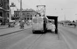 Helsingborg Hälsingborgs Stads Spårväger (HSS) SL 1 (Tw-Typ F2 54, ASEA 1949) Drottninggatan / Rådhuset (Rathaus) / Stortorget am 26.