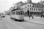 Helsingborg Hälsingborgs Stads Spårväger (HSS) SL 5 (D 30 (NWAG Bremen 1921)) Drottninggatan am 26.