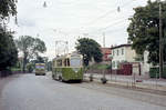 Malmö Malmö Stads Spårväger SL 4 (Tw 78) Bellevue im Juli 1968.