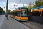 Tramlinie 2 am Resecentrum Norrköping am 09.09.2014.