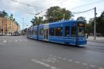Am 16.09.2014 wurde diese Niederflurstraßenbahn in Stockholm aufgenommen.