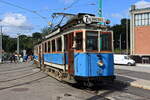 A1 #76 mit B19 #? der Linie 7N, Alkärret, Stockholm am 01. Juli 2022.