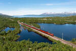 Anfang Juli 2022 gab es anlässlich des Kiruna Festivals ein großes Eisenbahnfest auf der Erzbahn.