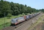 241.009 mit DGS 42701 (Hectorrail, Katrineholm–Krefeld-Uerdingen) am 09.07.2013 in Lauenbrck