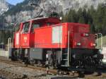 Die Eea 3/3 402  Susi  stand am 14.04.2007 noch im alten bls-Kleid in Kandersteg.