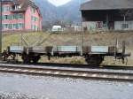 SBB - Baudiesntwagen X 10 85 940 0 015-1 Abgestellt in Reuchenette-Pery am 16.12.2007
