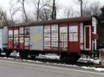 SBB - Dienstwagen X 759 abgestellt in Blach am 20.02.2009