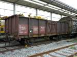 SBB - Dienstwagen Xs 40 85 95 22 525-6 abgestellt im SBB Gterbahnhof von Biel/Bienne am 19.06.2010