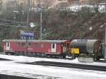 Hilfswagen der SBB am 26.12.2001 in Rorschach.