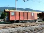 SBB - Dienstwagen Xs 40 85 95 02 403-0 abgestellt in Egerkingen am 15.07.2011