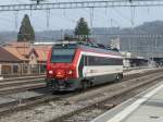 SBB - Messfahrzueg XTmass 99 85 91 60 001-5 bei der durchfahrt in Burgdorf am 02.04.2013