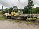 SBB 14 m Hebebühne Xs 40 85 95 36 800-7 in Biel Unterwerk, am 16.07.2021