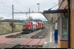 LRZ Winterthur am 4. April 2018 im Bahnhof Ossingen.