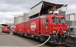 Anlsslich der Feuerwehr Schlussbung des Oelsttzpunktes Birsfelden, nahm auch der Lschzug der SBB der in Basel Stationiert ist Teil.