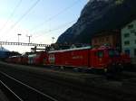 Hier zu sehen ist einer von zwei für den Gotthard-Basistunnel vorgesehenen Lösch- und Rettungszüge.