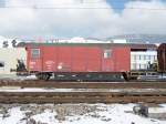 SBB - Lsch und Rettungszug  Xs 40 85 95 02 401-4 abgestellet im Bahnhofsareal von Egerkingen am 21.02.2009