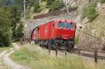 Am 23. Juni 2009 fuhr der Lsch- und Rettungszug aus Brig bei Hohtenn den Schluchitunnel hinein.