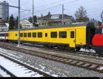 SBB - Funkmesswagen  X 60 85 99-90 108-9 abgestellt im Bahnhofsareal von Bern am 22.01.2024