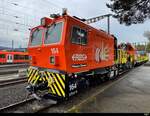 RBS - XTmf 3/4  164 abgestellt im RBS Bahnhofsareal in Solothurn am 21.04.2025