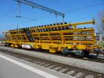 SBB - Weichentransportwagen Typ Vas 80 85 98 08 351-3 in Kerzers am 28.03.2012