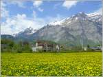 Der Kantonshauptort Glarus besitzt einen der schnsten Bahnhfe der Schweiz.