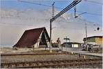 Bahnhof Mühlehorn mit dem zerfallenden Schiffsunterstand.