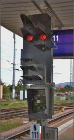 Saguaro -Signal im badischen Bahnhof in Basel.