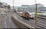 Die selten eingesetzte SBB Historic Be 4/7 12504 mit der Überführung des SBB Schul- und Erlebniszuges von Olten nach Bern am 3.