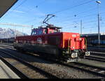 SBB - Rangierlok Aem 940 024-3 im Bhf. Buchs/SG am 27.12.2023