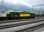 Eine Class 87 der Englischen Staatsbahn war mit 2 weiteren Artgenossen am 03.07.08 im Bahnhof Buchs/SG anzutreffen, ehe sie ins benachbarte sterreich fuhren. 
