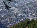 Chur Kantonshauptstadt Graubndens und Verkehrsknotenpunkt mit bergang von den SBB zur RhB und den vielen Postautolinien.