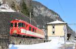 MGB ABt 4155, B 4218, B 4277 und MGB Deh 4/4 II 93  Oberwald  erreichen am 24.