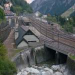 Blick auf den Bahnhof Gschenen (SBB), 3.10.11