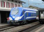 Der Steuerwagen des Israelischen Testzuges im Bahnhof Landquart am 01.07.08