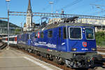 EC/Eurocity 191 Zürich HB - München Hbf mit Doppeltraktion Re 421 in St.