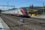 BAHNSTEIGBILDER VOM BAHNHOF SISSACH.
IR 37 Basel SBB-Chur mit RABe 502 TWINDEXX am 12. Juni 2020.
Foto: Walter Ruetsch
