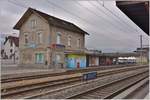 Typischer Marchbahnhof Siebnen-Wangen. (13.02.2017)