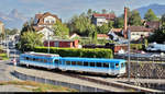 BDhe 2/4 11 (CFeh 2/4 11) der Arth-Rigi-Bahn (ARB | Rigi Bahnen AG) ist im Bahnhof Arth-Goldau (CH) abgestellt.