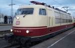 103 als Sonderzugsvorspann im TEE Lok.