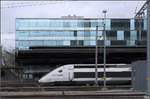 Der TGV in Basel -    Bahnhof Basel SBB.