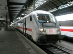 Hier ein IC nach Basel Bad Bf., dieser Zug stand am 23.7.2009 in Basel SBB.