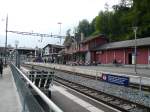 Der Bahnhof Brienz am 6.8.2007