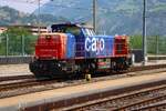 SBB MAK G1700 (843 078-7) am 10.07.26 in Brig Bhf vom Bahnsteig aus fotografiert 