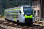 BLS Stadler  RABe 528 114 am 10.07.26 in Brig Bhf vom Bahnsteig aus fotografiert 