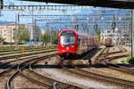 RhB Stadler ABe 4/16 Wagen 3141 Capricorn am 06.07.26 in Chur vom Bahnsteig aus fotografiert 